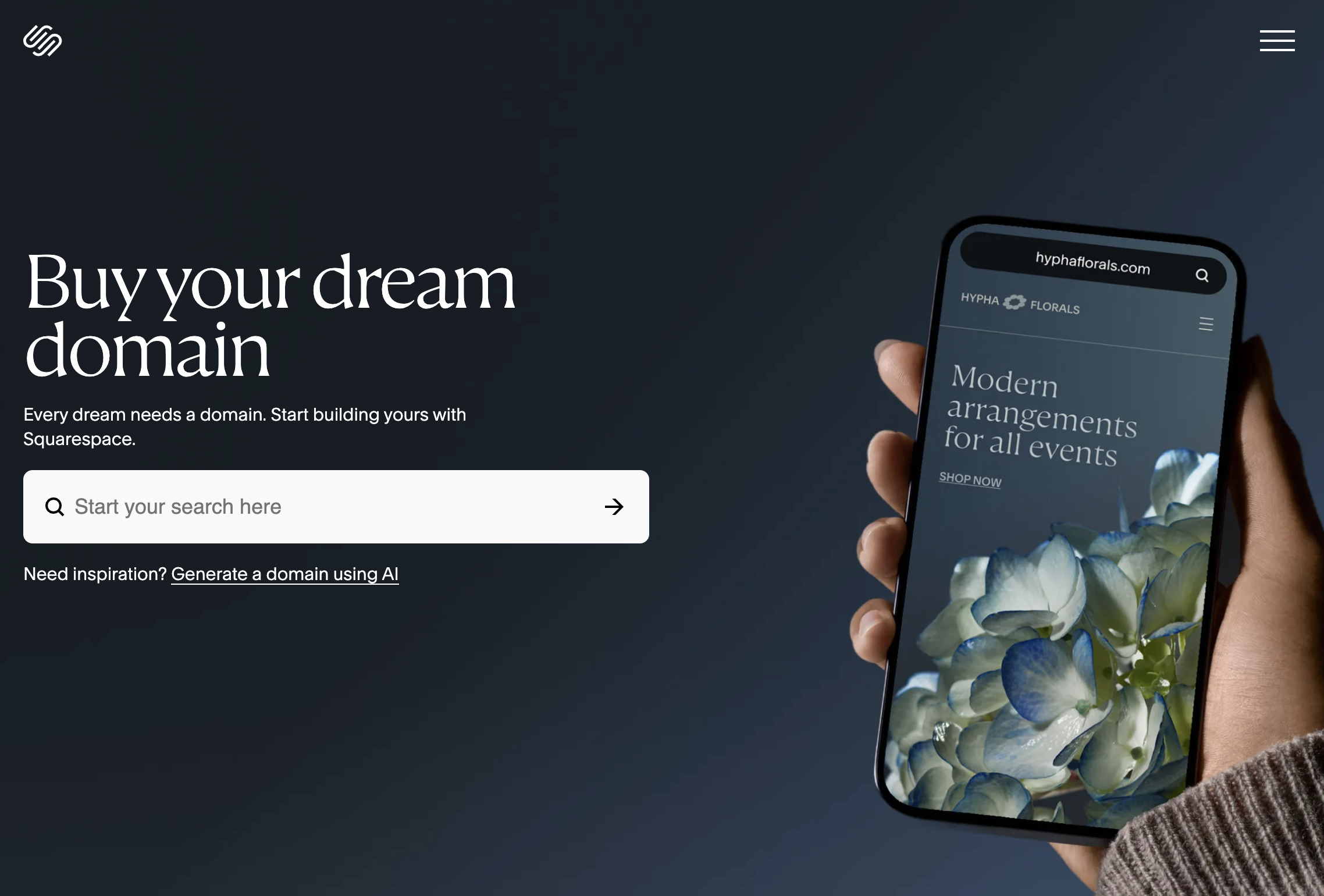 Squarespace Domains interface inherited from Google Domains migration